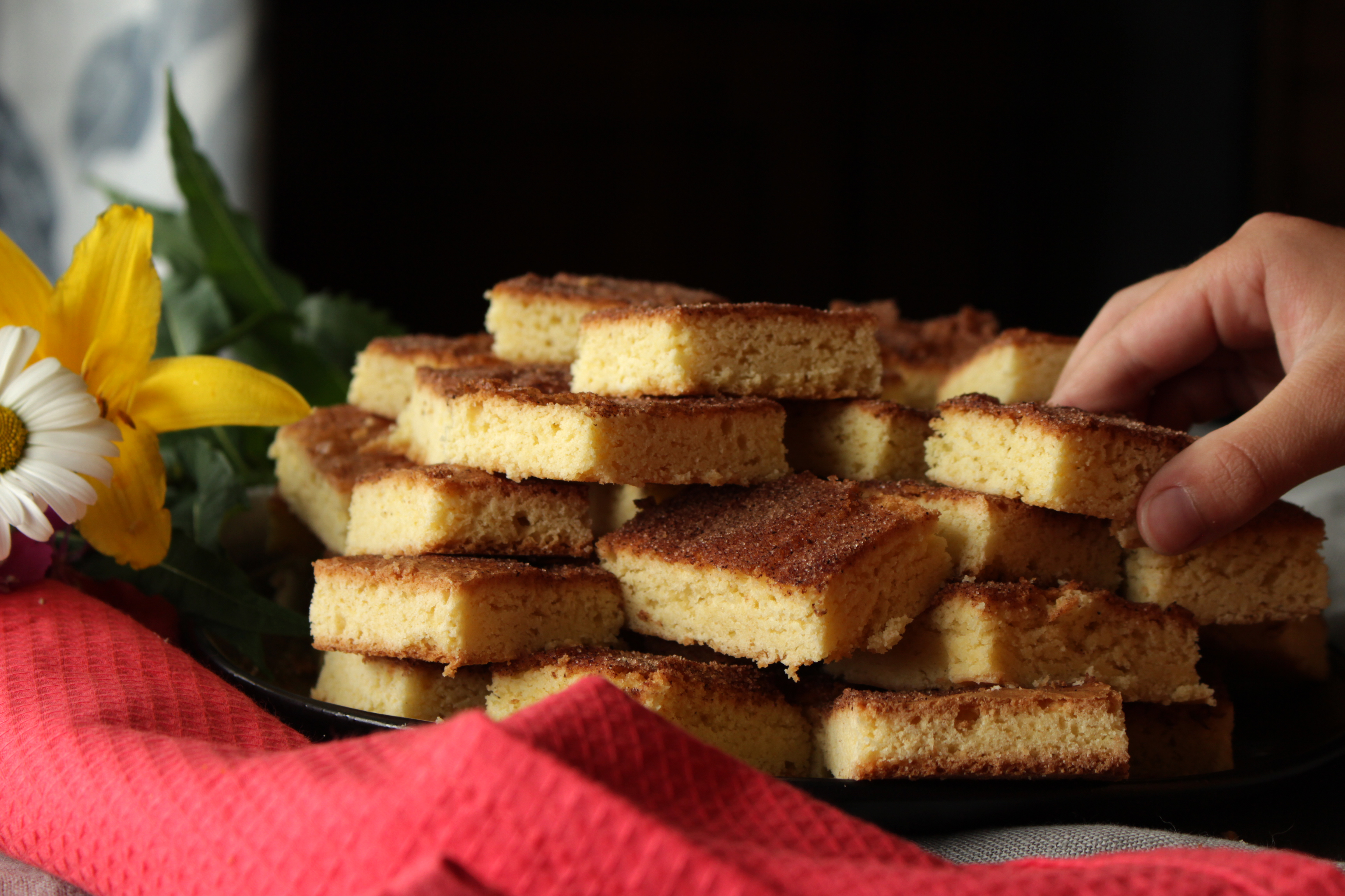Vaniljekladdkake i langpanne
