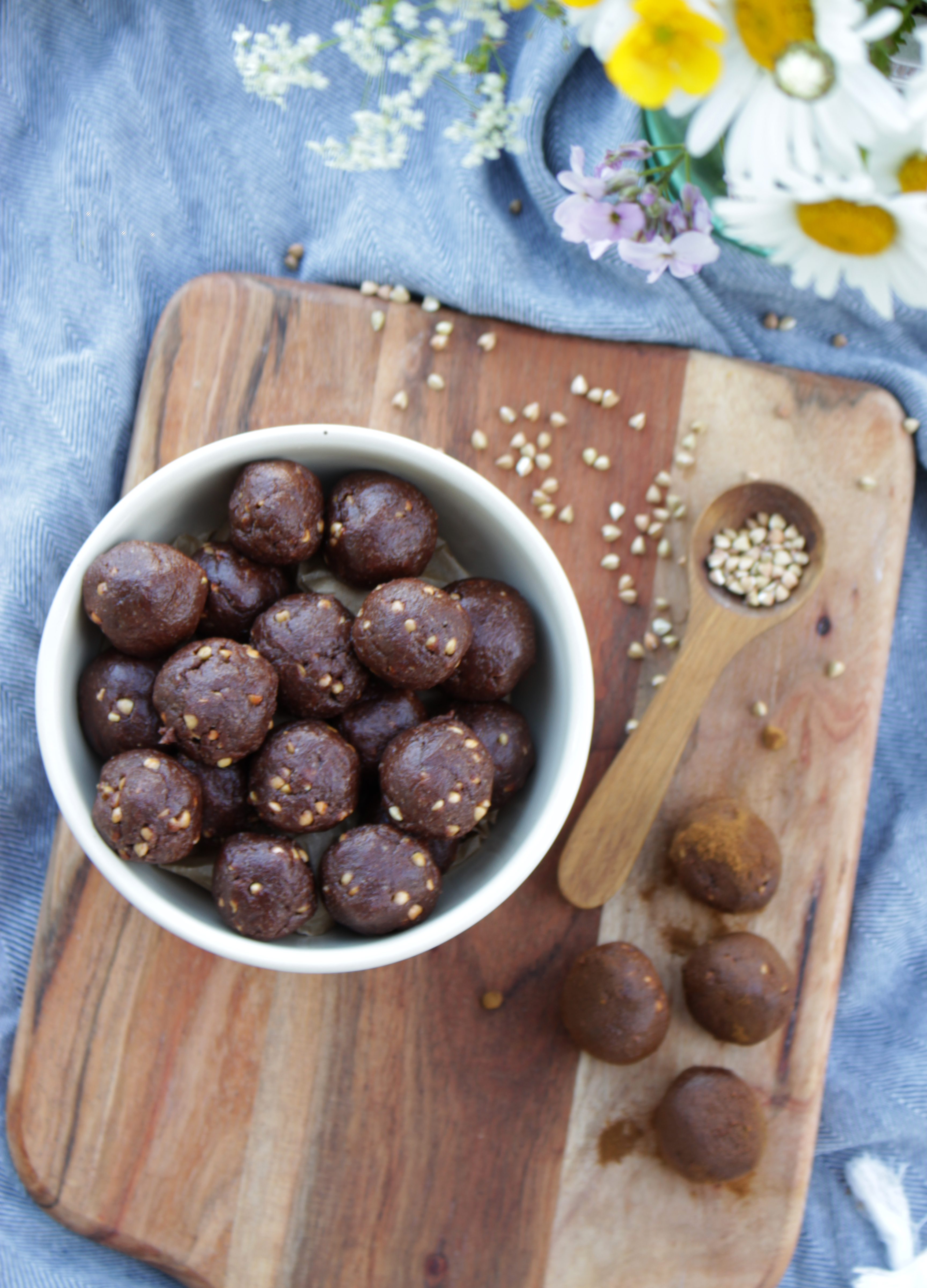 Gluten- og melkefrie Sjokoladekuler med krønsj